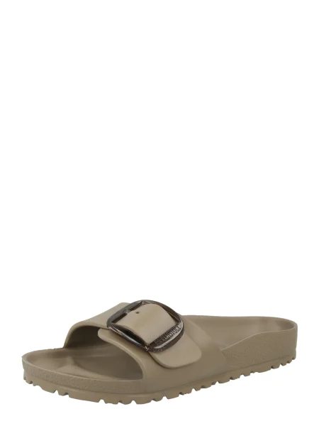 Pantofle Birkenstock s přezkou šedé