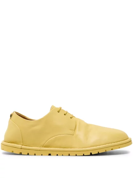 Pantofi derby Marsell din piele galben