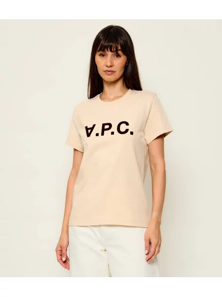 A.P.C. Tricou Grand Vpc Gots bej