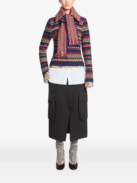 Gulerat fular Dries Van Noten de lână roșu
