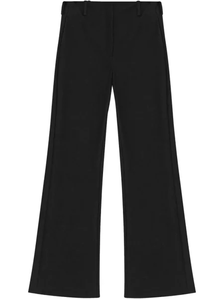 Pantaloni palazzo Ganni negru