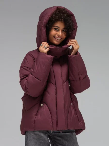 Зимова куртка VIVA WEAR бордовий