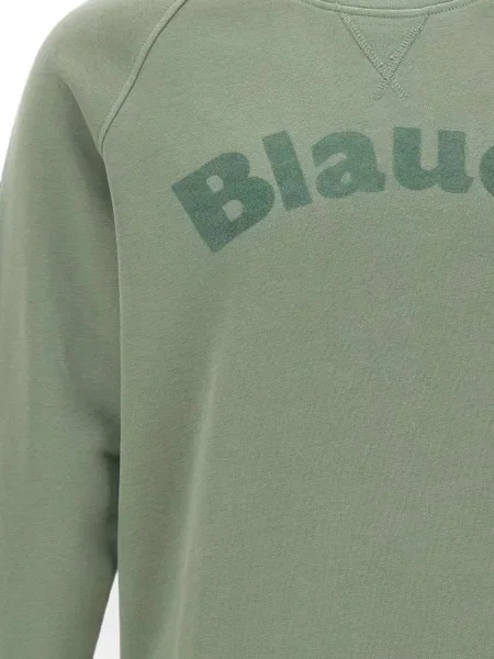 Pulover Blauer cu imagine verde