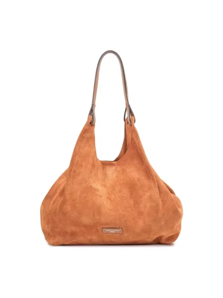 Shopperka Gianni Chiarini skórzana beżowa