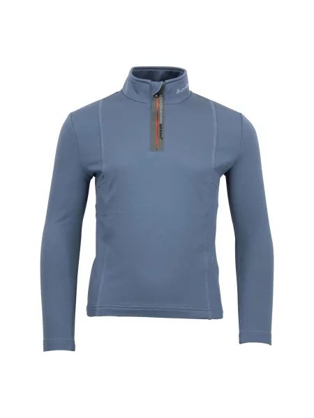 Dzieciaka longsleeve z suwakiem Peak Mountain Ecanevi niebieska