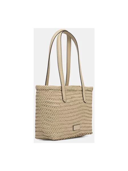 Karl Lagerfeld torebka tote skórzana K/SIGNATURE żółta