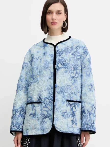 Forte Forte geacă de tranziție oversize albastru