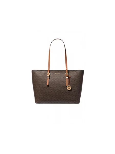 Torebka Michael Kors z logo brązowa