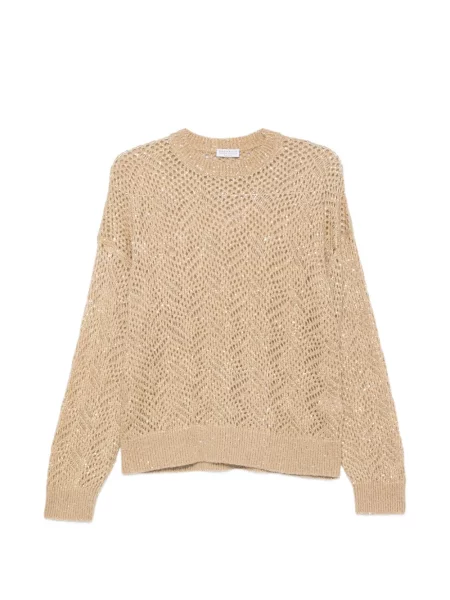 Pulover Brunello Cucinelli cu paiete