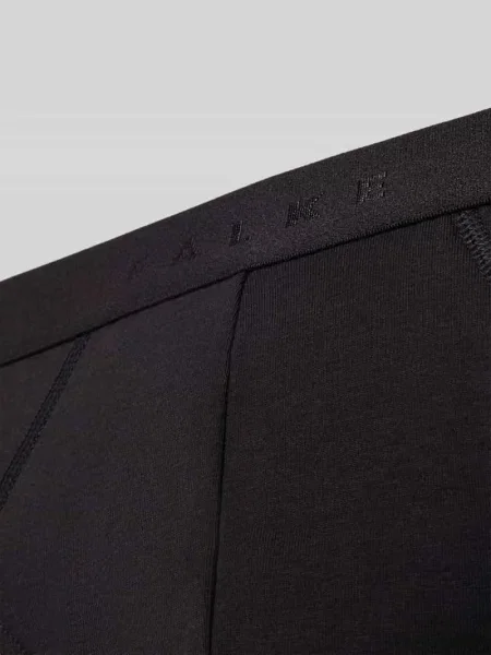 Majtki o kroju regular fit z detalem z logo model ‘Daily’ Falke czarne