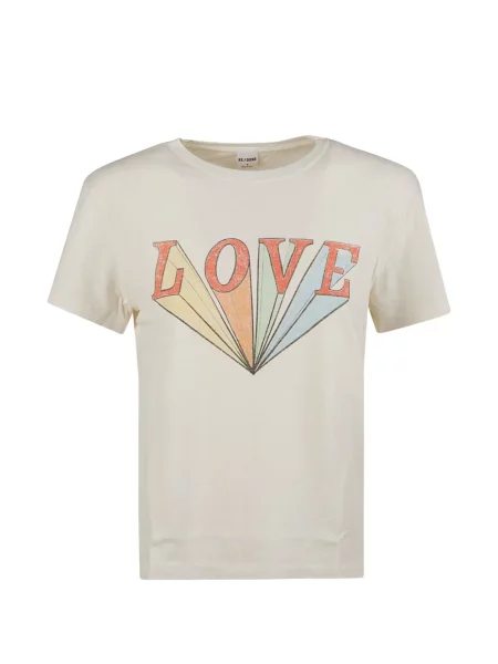 Tricou Re/done cu imagine alb
