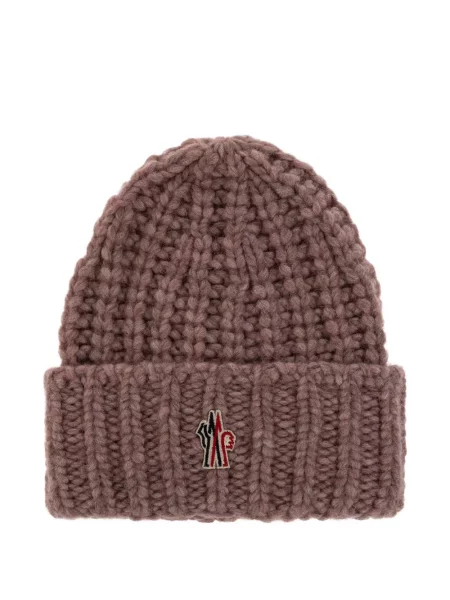 Čiapka Moncler Grenoble hnedá