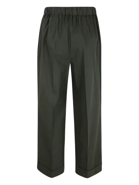 Pantaloni Kiltie plisate verde