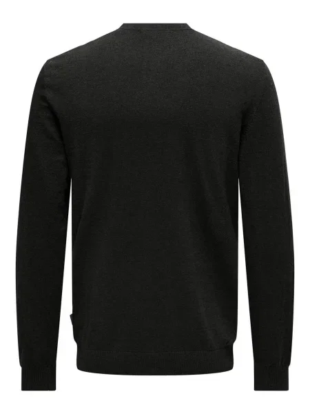 Only & Sons Pulover ONSLoui' negru