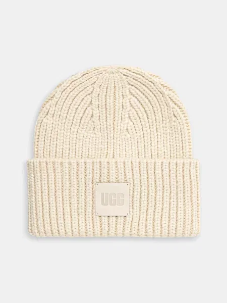 UGG beanie kapa z dodatkom volne bež