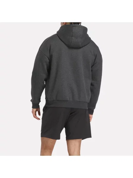 Reebok Luźna bluza z kapturem male Charcoal Marl Size: M szara