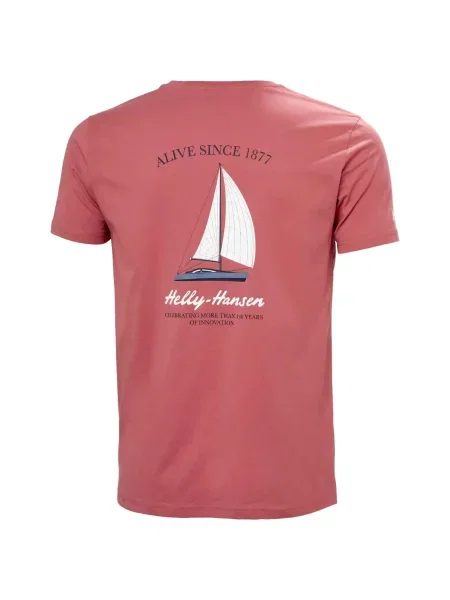 Koszulka Helly Hansen Shoreline czerwona
