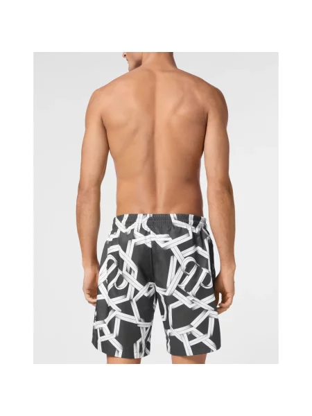 Szorty Philipp Plein do biegania czarne