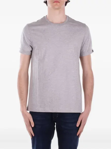 Tricou Fay scurt gri