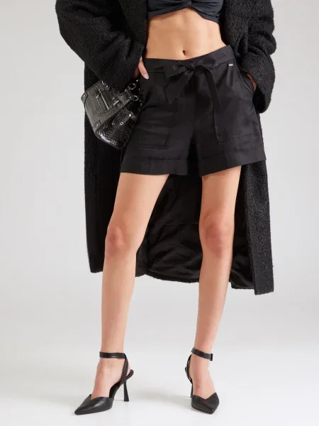 Kratke hlače iz tkanine Guess črna