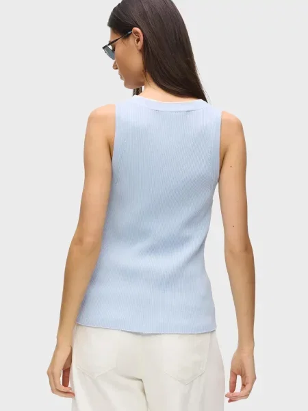 Жилет Karl Lagerfeld з автографом блакитний