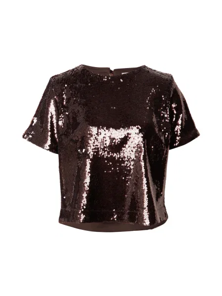 MORE & MORE Bluză Sequin Blouse caramel maro