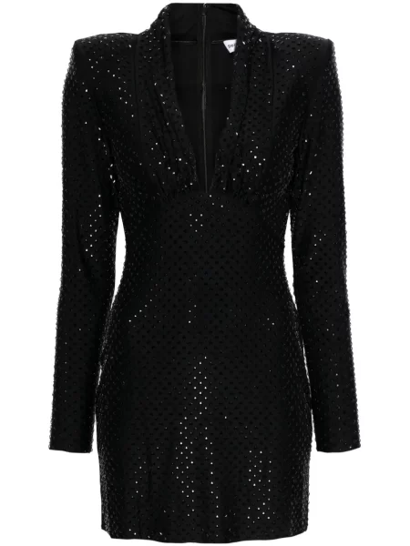 Mała mały sukienka mini Self-portrait garniturowa czarna