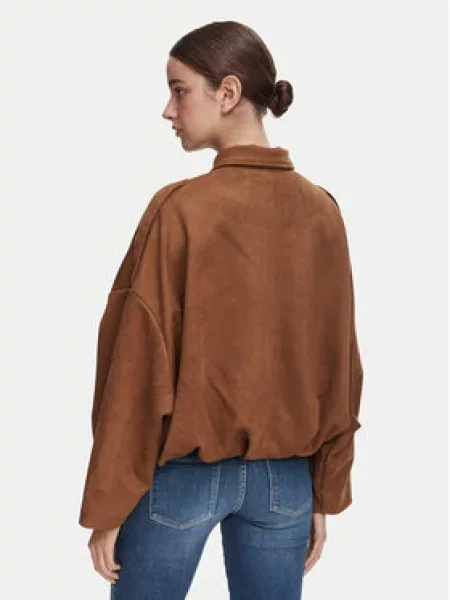 VERO MODA Prijelazna jakna VMHAZEL karamela smeđa