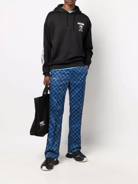Hanorac cu glugă Moschino negru