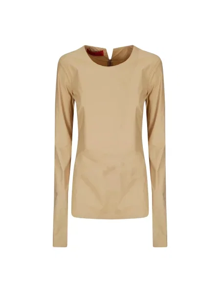 Top Thelatest frotte brązowy