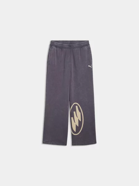 Жіночі Спортивні штани PUMA Spc Wide Pants комбінований верх сірий