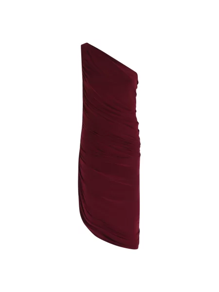 Mała mały sukienka mini Norma Kamali garniturowa czerwona