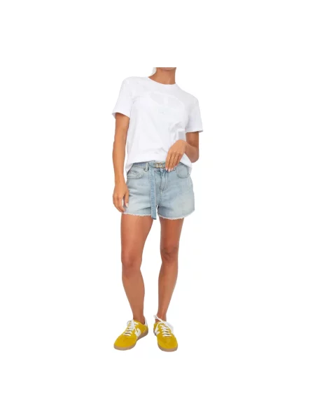 TWINSET Szorty jeansowe jasny niebieski