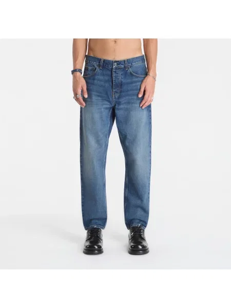 Jeansy Carhartt WIP Newel Pant Blue Dark Used Wash 33 niebieskie