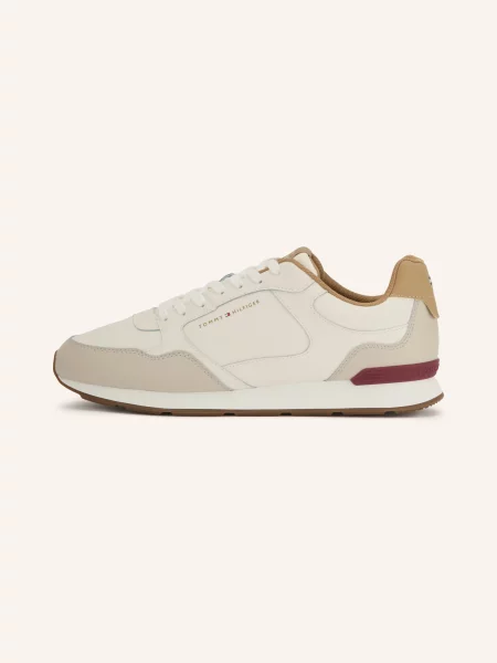 Tommy Hilfiger Sneakersy / světle hnědá bílá