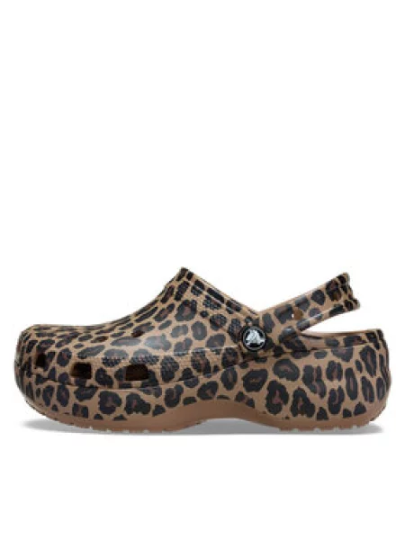 Pantofle Crocs hnědé