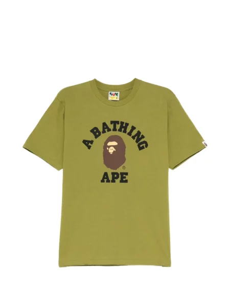 Tricou A Bathing Ape® cu imagine verde