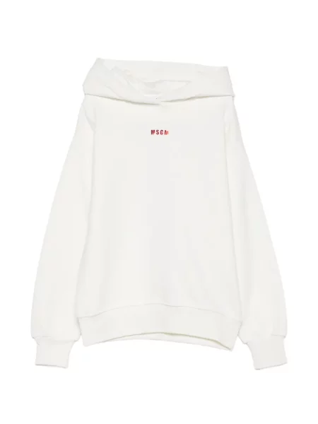 Bluza z kapturem dziecięca Msgm biała
