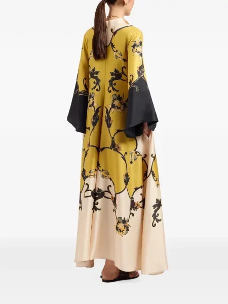 Rochie La Doublej galben