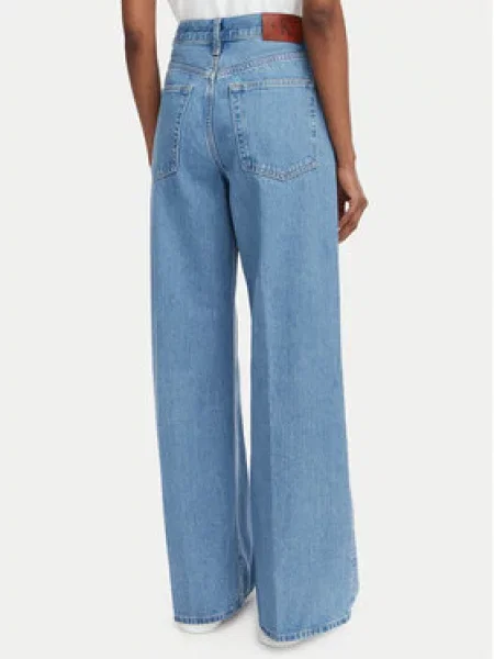 Calvin Klein Jeans wide leg traperice za žene plava