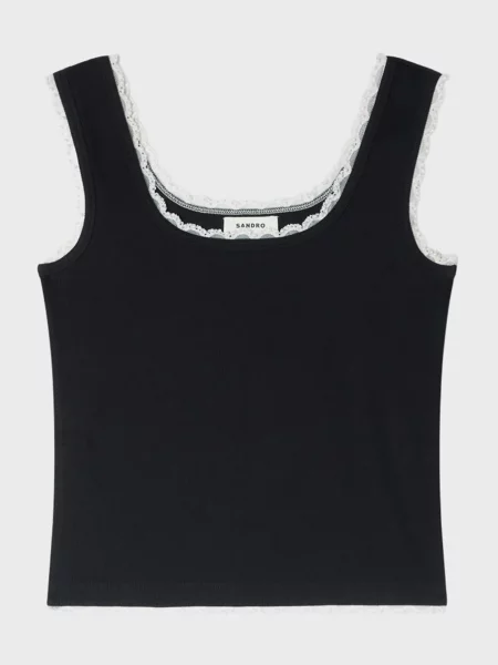 Майка Sandro чорна