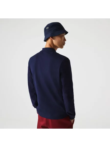 Поло Lacoste синее