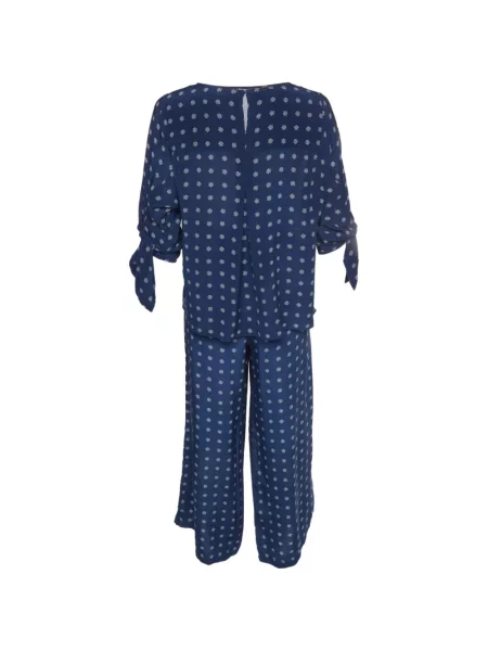 Bluză Weekend Max Mara de mătase cu imagine albastru