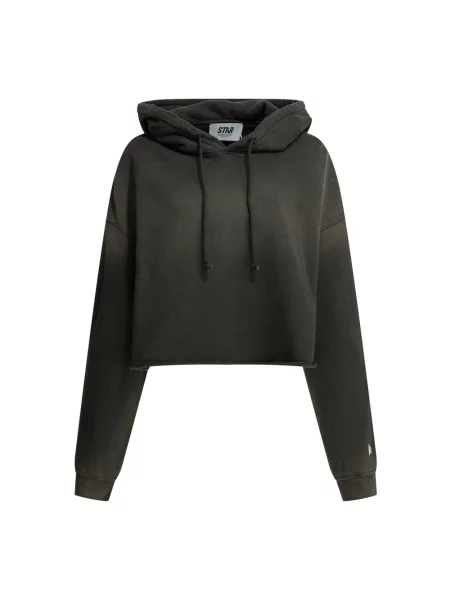 Bluza z kapturem Golden Goose szara