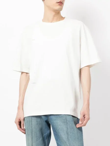 Scurt tricou C2h4 cu imagine alb