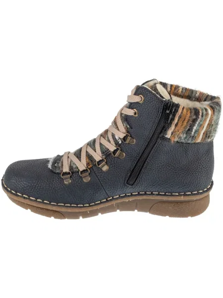 Botine Rieker albastru