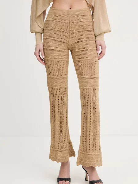 Twinset pantaloni de bej