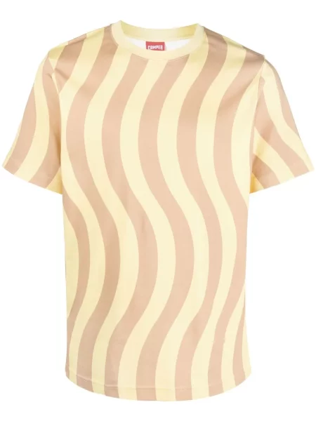 Tricou Camper cu imagine scurt galben