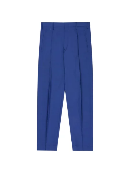 Pantaloni Incotex de lână albastru