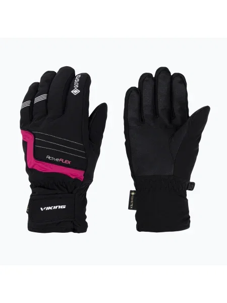 Детски ски ръкавици Viking Helix GTX black черно